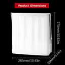 Square CCTV Security Camera Sun & Rain Shield - Universal Waterproof Protective Cover for Outdoor Surveillance Cameras (Hikvision/Nest/Ring/Arlo/Dome/Bullet/LED Lights Protective Roof)