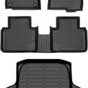 ANBINGOFloor Mats Fit for 2018-2022 Honda Accord (Include Hybrid Models)& Cargo Liner All Weather Mats for Accord 2019 TPE Car Mat Rugs for Accord 2020 Rubber Trunk Carpet for Accord 2021 Accessories