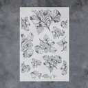 GSS Designs Large Flourish Leaf Stencils 16x24Inch Trailing Leaf Pattern Wall Stencil for Painting Leaves DIY Home Decor Stencils for Painting on Walls Wood Furniture Crafts