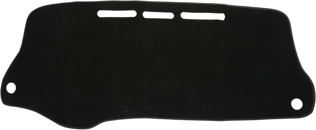 Dash Cover Compatible for Toyota Yaris 2007-2012, Non-Slip Polyester Black Center Console Dashboard Cover Pad Carpet