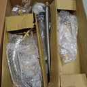 Kingston Brass KB979AL Victorian Widespread Bathroom Faucet, Brushed Nickel/Polished Brass