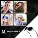 mxnx Aviator Sunglasses for Men Polarized Women Mens Outdoor Sun Glasses, IN