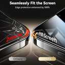 2 x 9H+ Glass for iPhone 15 Pro Max Privacy Screen Protector [Reliable 25 Privacy Protection][Mil-Grade Shatterproof Tempered Glass] Full Coverage Screen Protector for 15 Pro Max, 2 Packs
