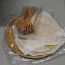 Qinyoung 2 Pack Large Trifle Bowls with Lids 9 Inch and 6.9 Inch Clear Glass Large Salad Bowl for Cake, Baking, Dessert, Fruit and Party DIY with 5 Pcs Wood Serving Utensils, Microwave Dishwasher Safe