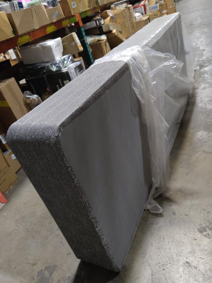 Bed Frame Mattress Foundation, 65x29.5x9", Gray