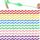 Sratte 150 Pieces Rubber Chicken Christmas Slingshot Chicken Finger Slingshot Toys Rubber Chickens Flying Turkey for Boys Girls Birthday Carnival Goodie Bags Novelty Gifts Student Party Favors