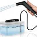 COSWE Portable Travel Bidet Electric Rechargeable Handheld Personal Bidet Sprayer for Hygiene Cleaning for Toilet with 2.3 liters Water container (Black), LIUW_JP2201