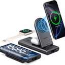 Portable Charger for iPhone 16, 10000mAh Power Bank Wireless Charging Station for iPhone 15 14 13 12, for Apple Watch Ultra 2/9/8/7/Airpods 4,SwanScout 301M