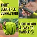 Flexzilla Garden Hose 5/8 in. x 25 ft., Lightweight All-Weather Water Hose, Durable and Flexible, Leak-Free Connections
