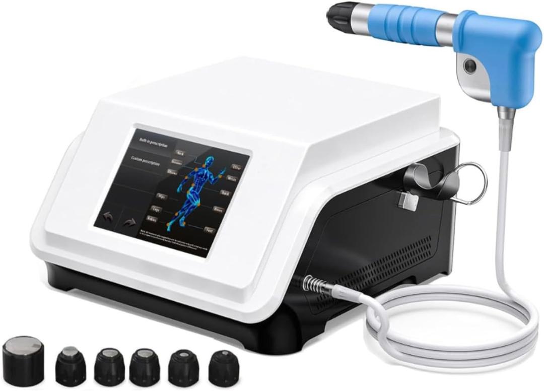Shockwave Therapy Machine for Joint and Muscle Pain Relief, Shockwave Machine for Muscle and Bone Deep Tissue Regeneration,Pneumatic Radial Shockwave Therapy Device, Relieve Back, Elbow, Foot Pain