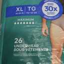 Depend Fresh Protection Adult Diapers, Incontinence Underwear for Men, Disposable, Maximum, Small/Medium, Grey, 80 Count (2 Packs of 40)
