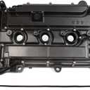 MITZONE Aluminum Valve Cover with Gasket Compatible with Honda Accord Civic CR-V 1.5L Turbo Petrol 2016-2024 (Black)