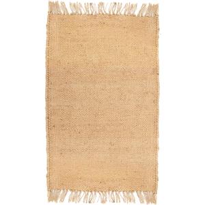 2x3 Jute Area Rug  Hand-Woven Farmhouse Design, Solid Natural Fiber for Bedroom, Living Room, Jute Outdoorj Rug Dining Room, Kitchen, Hallway, Entryway (Pattern 2)"