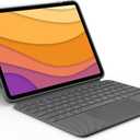 Logitech Combo Touch iPad Air Keyboard Case, Detachable Backlit Keyboard with Kickstand, Trackpad, Smart Connector, Oxford Gray, USA Layout