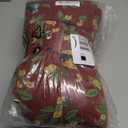 vctops Farmhouse Bird Print Chair Cushions with Ties U-Shaped Soft Comfortable Chair Pads Non Slip Seat Cushions for Indoor Dining Room and Kitchen Chairs (Red,16"x16")