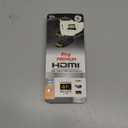 GE Home Electrical 4K HDMI Cable, 3 ft. HDMI 2.0 High Speed 18 Gbps with Ethernet, 4K 60Hz, 1440p 1080p 120Hz, HDR, for HDTV, Streaming, Blu-ray, Gaming, PS4 Pro PS5 Xbox, 34474