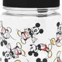 Simple Modern Disney Mickey Mouse Kids Water Bottle Plastic BPA-Free Tritan Cup with Leak Proof Straw Lid | Reusable and Durable for Toddlers, Boys | Summit Collection | 12oz, Mickey Mouse Retro