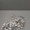 Globe String Lights Battery Operated Warm White Water proof 2 Pack 19.7FT 40 LED Globe Fairy String Light 8 Modes with Remote Control , for Home, Party, Christmas, Wedding, Garden Decoration