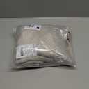 NICETOWN Blackout Natural Curtains for Bedroom - Window Treatment Thermal Insulated Grommet Solid Drapes Thermal Curtains Sound Reducing for Basement/Kitchen, 2 Panels, W37 x L54