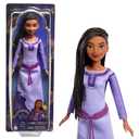 Mattel Disney Wish Toys, Asha of Rosas Posable Fashion Doll with Natural Hair, Removable Clothes, Shoes & Accessories