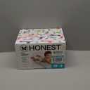 The Honest Company Clean Conscious Diapers for Delicate Skin | Up to 100% Leakproof | Hypoallergenic, Fragrance Free | Gender Neutral | Club Box, Size 2 (12-18 lbs), 72 Count (Prints May Vary) (Multi-colored Giraffes + Barnyard Babies)