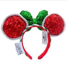 Mouse Ear Bow Headbands,Sequins Bow Hairbands Hair Accessories