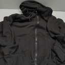 Flygo Women's Cropped Zip Up Hoodie Long Sleeve Drop Shoulder Sweatshirts Casual Ribbed Hem Workout Top Jacket with Pockets