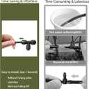 20 Pack Quick Connect 1/4" Drip Irrigation Tee Connectors,Tee Fitting for 1/4 Inch Irrigation Tubing,1/4 push to connect fittings for garden watering system