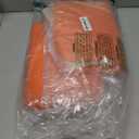 MIULEE Orange Bathroom Rugs Set 2 Piece, Soft Absorbent Microfiber Bath Mat Set, Non Slip Quick Dry Machine Washable Plush Shaggy Bath Rugs for Bathroom Floor, Tub and Shower, 16x24 inches