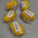 5 x Stocking Stuffers for Women Men Teens Christmas Essentials White Elephant Gifts Inspirational Crochet Duck Anniversary Cute Handmade Knitted Duck Toy with Positive Card Cheering I Love You Gift