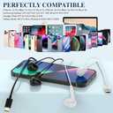 AI Translation USB C Wired Earbuds Real Time - 164 Languages Translator USBC Headphones & Earphones, Audifonos Traductores Ingls Espaol Ear Buds for iPhone 15 16 Pro Max Plus/Android/Galaxy - 2Pack