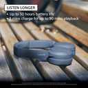 Sony WH-CH520 Wireless Headphones Bluetooth On-Ear Headset with Microphone and up to 50 Hours Battery Life with Quick Charging, Pink
