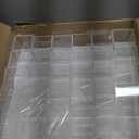 Tuanse 80 Pcs Acrylic Box with Lid Clear Small Acrylic Box Plastic Square Cube with Lid Mini Containers Display 2.2 x 2.2 x 2.2 Inch for Candy Pill Tiny Jewelry Toys Gifts