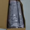Love's cabin Seersucker Dark Grey Twin XL Comforter Set, 5 Pieces Twin XL Bed in a Bag, All Season Bedding Sets with Comforter, Flat Sheet, Fitted Sheet, Pillowcase and Pillow Sham