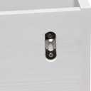 Elegant Designs HG2033-WHT Pantry Picks Farmhouse Wooden Flatware & Utensils Caddy Condiment Organizer w Cutout Handle & Compartments for Kitchen Dcor Countertop Breakfast BBQ Events Picnic, Wht Wash