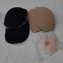 MITALOO Seamless Adhesive Bra Sticky Strapless Invisible Push up Bras Silicone Backless Nipple Cover for Women (Beige Black)