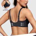 Vertvie Jelly Wireless Bras for Women Push Up Plunge Seamless T-Shirt Bras No Underwire Supportive Full Coverage Bralettes (Black, XL)