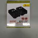 Ultrasonic Rodent Repellent, 2 Pack Plug-in Mouse Rat Pest Bat Squirrels Skunks Repellent for Car with Battery Powered Under Hood, Keep Mice Out of Cars Engines, Indoor, Garage, Storage Room