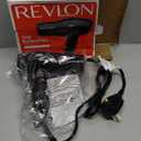 Revlon Compact Hair Dryer | 1875W Lightweight Design, Perfect for Travel, (Black)