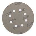 BHA 5" Inch 8 Hole Hook and Loop Sanding Discs for Orbital DA Sanders - 100 Pack (80 Grit)