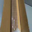 LazBlinds No Drill Bamboo Roman Shades, 29.5" W x 64" H, Malay Oak