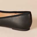 Amazon Essentials Women's Comfortable Round Toe Ballet Flats with Bow (Black) Size 9.5