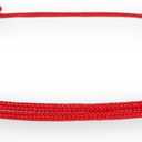 Red String Bracelets for Protection and Good Luck - Kabbalah Red Knot Amulet, Adjustable Nylon Cord Bracelet for Women, Men, and Friendship Gifts