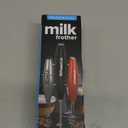 PowerLix Powerful Handheld Milk Frother With Stand Battery Operated Foam Maker Frother Wand For Coffee (A Black) (A Black)