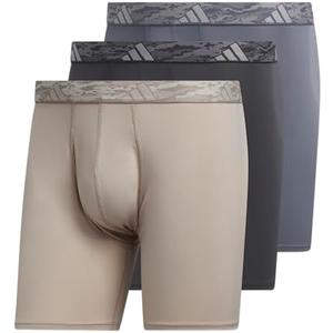 adidas Men's Microfiber 3-Pack Boxer Brief M adidas Men's Microfiber 3-Pack Boxer Brief M