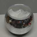 Disco Ball Ice Bucket Beverage Tubs Disco Ball Bowl Vase Cup Drink Bucket for Parties,Large Retro Drink Bucket for Beer Cocktail Wine Champagne Cold Drinks, Disco Party Supplies Decor (One Size2) (Rose)