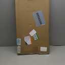 EZ-FLO 12 x 24 Inch (Duct Opening) Return Air Vent Cover for Wall or Ceiling, Solid Steel Return Air Filter Grille, HVAC Vent Cover, White, 61668