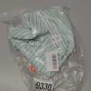 Tie Front Tops for Women Leopard Print Peplum Babydoll Top 3/4 Length Puff Sleeve Coquette Tops Cute Going Out Tops, Small, Green Striped, S