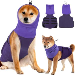 ASENKU Dog Anxiety Vest, Calming Vest for Dogs, Dog Relief Shirt for Thunderstorms, Fireworks, Noise, Keep Pet Calm Without Medicine & Training, Anxiety Calming Vest for Small Medium Large Dog (Purple) ASENKU Dog Anxiety Vest, Calming Vest for Dogs, Dog Relief Shirt for Thunderstorms, Fireworks, Noise, Keep Pet Calm Without Medicine & Training, Anxiety Calming Vest for Small Medium Large Dog (Purple)