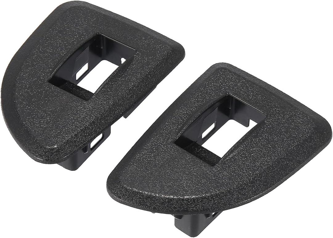 X AUTOHAUX Pair Rear Window Switch Bezels Driver and Passenger Side for Chevrolet Silverado for GMC Sierra 1500 2500HD 3500HD 2009-2013 Black Window Control Switch Cover